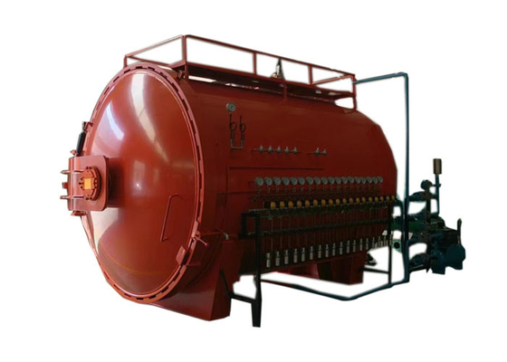 Autoclave tự động làm cứng cao su 2MPa với làm mát không khí thông gió ép