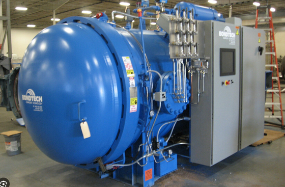 Q345R Autoclave làm cứng tổng hợp với thùng SS304 316 cho sợi cacbon