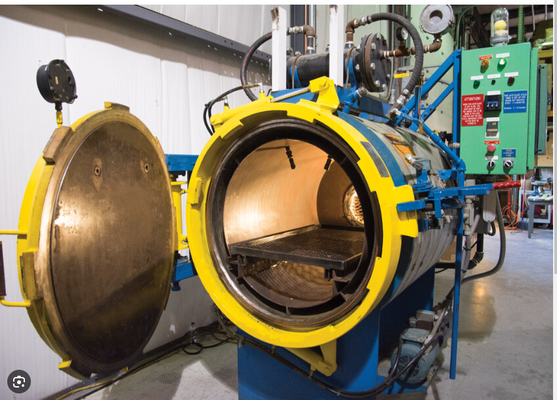 Autoclave tổng hợp hiệu suất nhiệt độ cao 50Hz 3 pha cho sợi cacbon