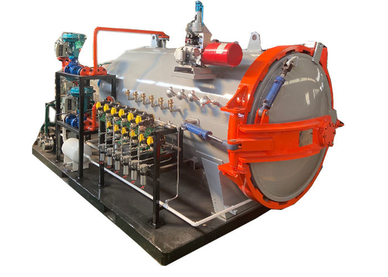 Độ chính xác điều khiển áp suất cao Hệ thống máy nén không khí Hàng thể thao Autoclaves cho vật liệu tổng hợp