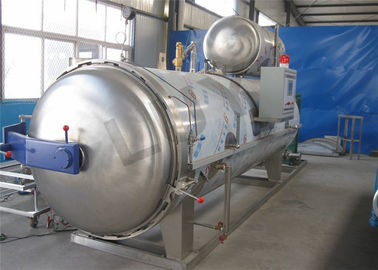 Máy khử trùng thực phẩm không gỉ 2m 120 °C Khử trùng nhiệt độ cao 0,44Mpa