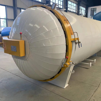 Nhắc nhở người vận hành để xử lý nó một cách kịp thời cao su cuộn thùng cao su và nhựa hạt Vulcanization Autoclave