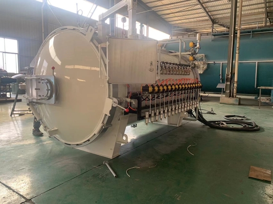 Các nhà sản xuất Bán trực tiếp Autoclave sợi cacbon tổng hợp lớn Autoclave kính mạ tự động