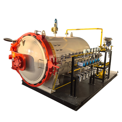 0.8MPa 600mm Chiều kính màn hình cảm ứng điều khiển PLC Công nghiệp Autoclave tổng hợp nhỏ cho phòng thí nghiệm