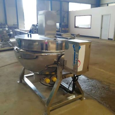 30KW Electric Stainless Steel Jacketed Kettle 36 - 72r/Min Tốc độ trộn 0,8Mpa