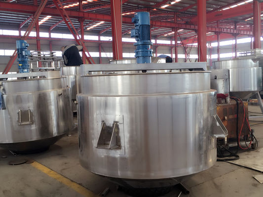 30KW Electric Stainless Steel Jacketed Kettle 36 - 72r/Min Tốc độ trộn 0,8Mpa