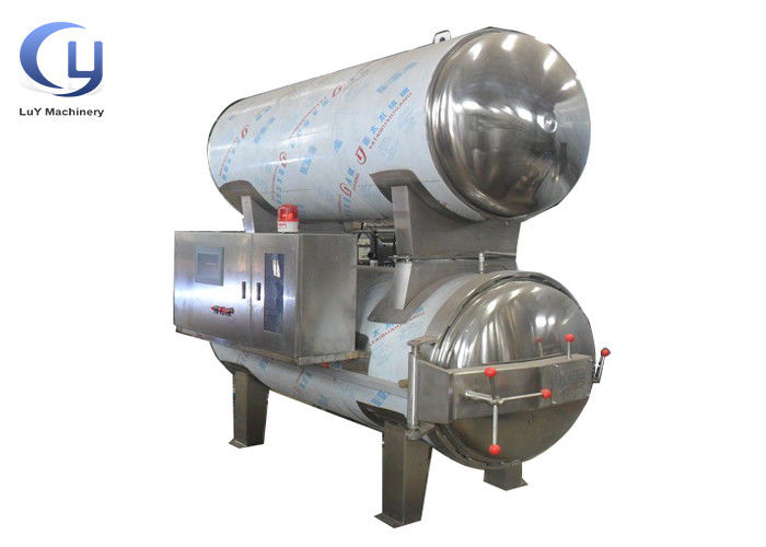Phạm vi thời gian 1-99min Máy khử trùng thực phẩm 50Hz 0.44Mpa Để khử trùng hiệu quả