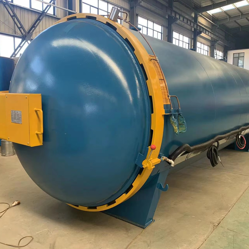 Giảm áp suất bên trong bể mỏ Vũ trụ Vulkan hóa bể cao su Thể thao Đường đua Vulkan hóa Autoclave