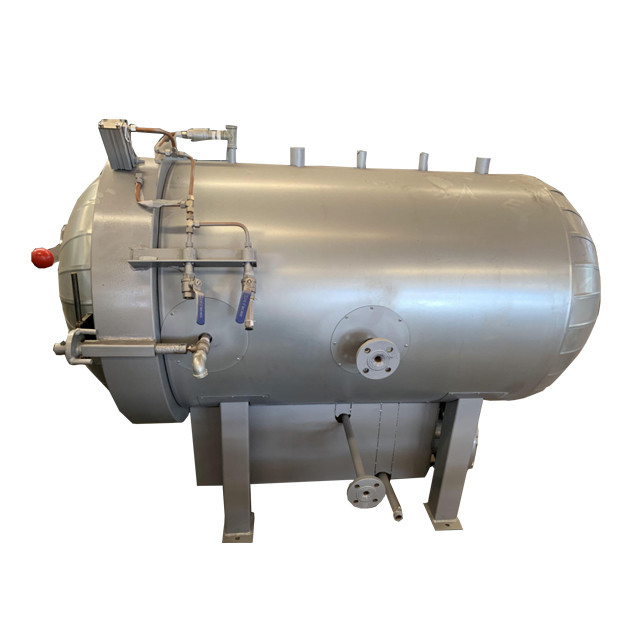Áp suất giải phóng tự động bên trong bể nhựa cuộn hộp Vulkanisation Autoclave với các thành phần chính của động cơ