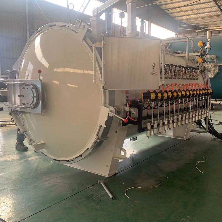 Hoạt động đơn giản Bảo trì Autoclaves làm cứng nhiệt độ cao Động cơ để sản xuất Sản phẩm tổng hợp Hàng thể thao Stainless
