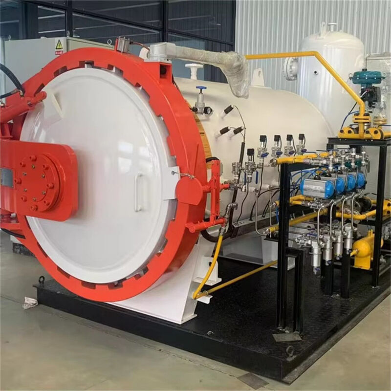 ISO 9001 NADCAP Tiêu chuẩn công nghiệp được chấp thuận Autoclave được sử dụng trong các thành phần quốc phòng Áp suất cao chống mệt mỏi Composite đáng tin cậy