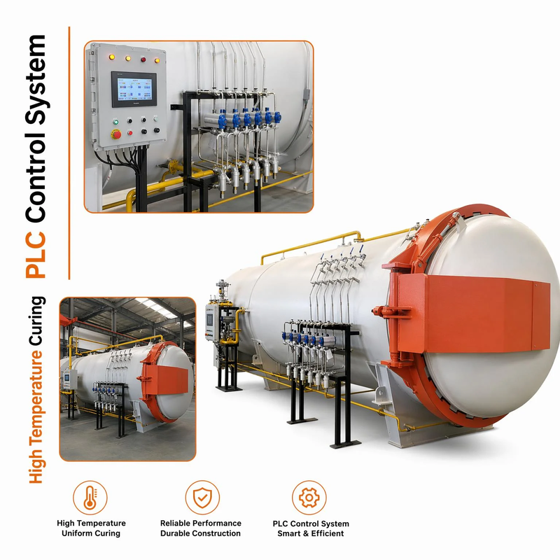 Autoclave tổng hợp được ISO chấp thuận áp dụng trong xưởng sản xuất thành phần máy bay