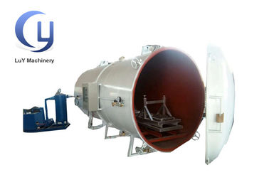 Máy làm khô gỗ tự động áp suất Cửa lò làm khô Thiết bị tiết kiệm năng lượng