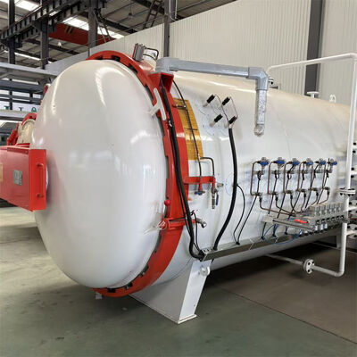 Autoclave tổng hợp đủ điều kiện ISO được sử dụng trong sản xuất vật liệu du thuyền Hiệu ứng niêm phong tốt Nhiệt độ liên tục Công nghiệp