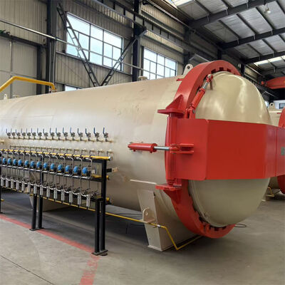 Công nghiệp được chứng nhận CE Autoclave bấm nóng cho tấm sợi cacbon Kháng áp cao Kiểm soát tự động đầy đủ